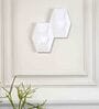 Daisy White Metal Flush Mount Wall Light