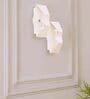 Daisy White Metal Flush Mount Wall Light
