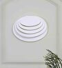 White Metal Flush Mounts