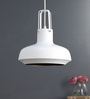 Wenson White Metal Hanging Light