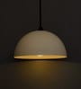 Blaise White Metal Hanging Light