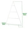 White Triangle Planter Stand For Climbing Plants