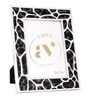 White Metal Reflection Wall And Tabletop Photo Frame 5X7Inches