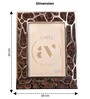 White Metal Reflection Wall And Tabletop Photo Frame 5X7Inches