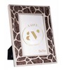 White Metal Reflection Wall And Tabletop Photo Frame 5X7Inches