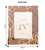 White Metal Reflection Wall And Tabletop Photo Frame 5X7Inches