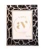 White Metal Reflection Wall And Tabletop Photo Frame 5X7Inches