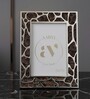 White Metal Reflection Wall And Tabletop Photo Frame 5X7Inches