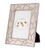 White Metal Reflection Wall And Tabletop Photo Frame 5X7Inches