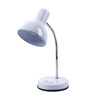 Gabrielle White Study Lamp With Metal Base
