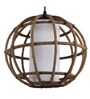 White Metal Single Hanging Light