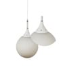 White Metal Single Hanging Light