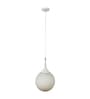 White Metal Single Hanging Light
