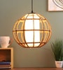White Metal Single Hanging Light