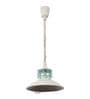 Bergen White Metal Hanging Light