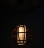 White Metal Single Hanging Light