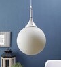 White Metal Single Hanging Light