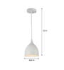 Rosia White Metal Hanging Light