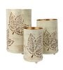 Maple Leaves Votive Set of 3