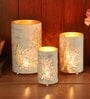 Maple Leaves Votive Set of 3