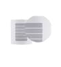 Louise White Metal Flush Mount Wall Light