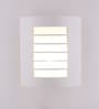 Louise White Metal Flush Mount Wall Light