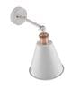 Uniqualy White Metal Wall Sconces