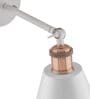 Uniqualy White Metal Wall Sconces
