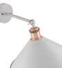 Planck White Metal Wall Sconces