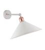 Turin White Metal Wall Sconces