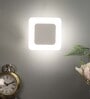 Frappe Metal LED Wall Flush Mount Light (White)