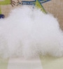 White Micro Fiber Solid 12x18 inches Cushion Insert (Pack of 2)