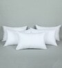 White Microfiber 17x28 Inch Pillow Inserts-Set Of 5