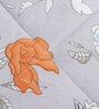 Lavender & Orange Floral Reversible 180 GSM Double Bed AC All Season Comforter