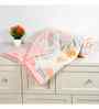 White Microfiber Floral 180 GSM Double Size Reversible Comforter