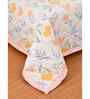 White Microfiber Floral 180 GSM Double Size Reversible Comforter