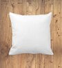 White Microfiber Solid 24x24 inches Cushion Insert