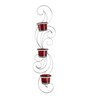 White Steel Wall Tea Light Holder