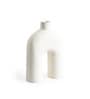 White Minimalistic Stoneware Vase