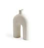 White Minimalistic Stoneware Vase