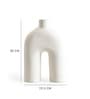 White Minimalistic Stoneware Vase