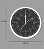 White Non-Ticking Wall Clock