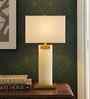 White Onyx Imperial Onyx table lamp