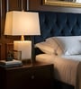 White Onyx Luxe Marble Geometry Table Lamp