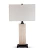 White Onyx The Onyx Column table Lamp