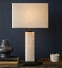 White Onyx The Onyx Column table Lamp