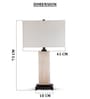 White Onyx The Onyx Column table Lamp