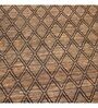 White Ozersk Geometric Jute 5ft x 8ft Hand Woven Carpet