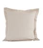 White Patterned 300 TC Cotton 24 x 24 Inches Pillow Covers (Set of 2)