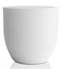 White Pcup Round 12 Inches Planter